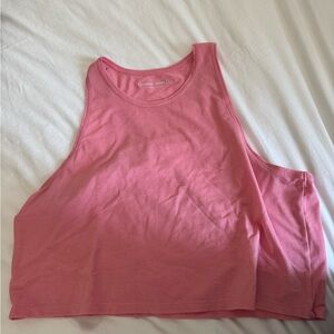 Outdoor voices pink tank top size large